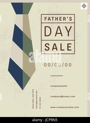 Vector icon of Happy Father`s Day poster card Stock Vector